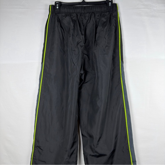 FC Barcelona Track Pants Mens Small Black Soccer Windbreaker Drawstring Y2K - Picture 6 of 14